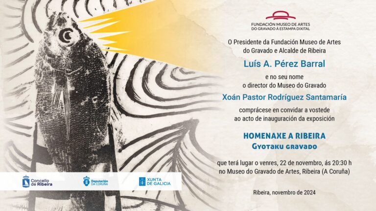 Exposición: HOMENAXE A RIBEIRA. GYOTAKU GRAVADO.