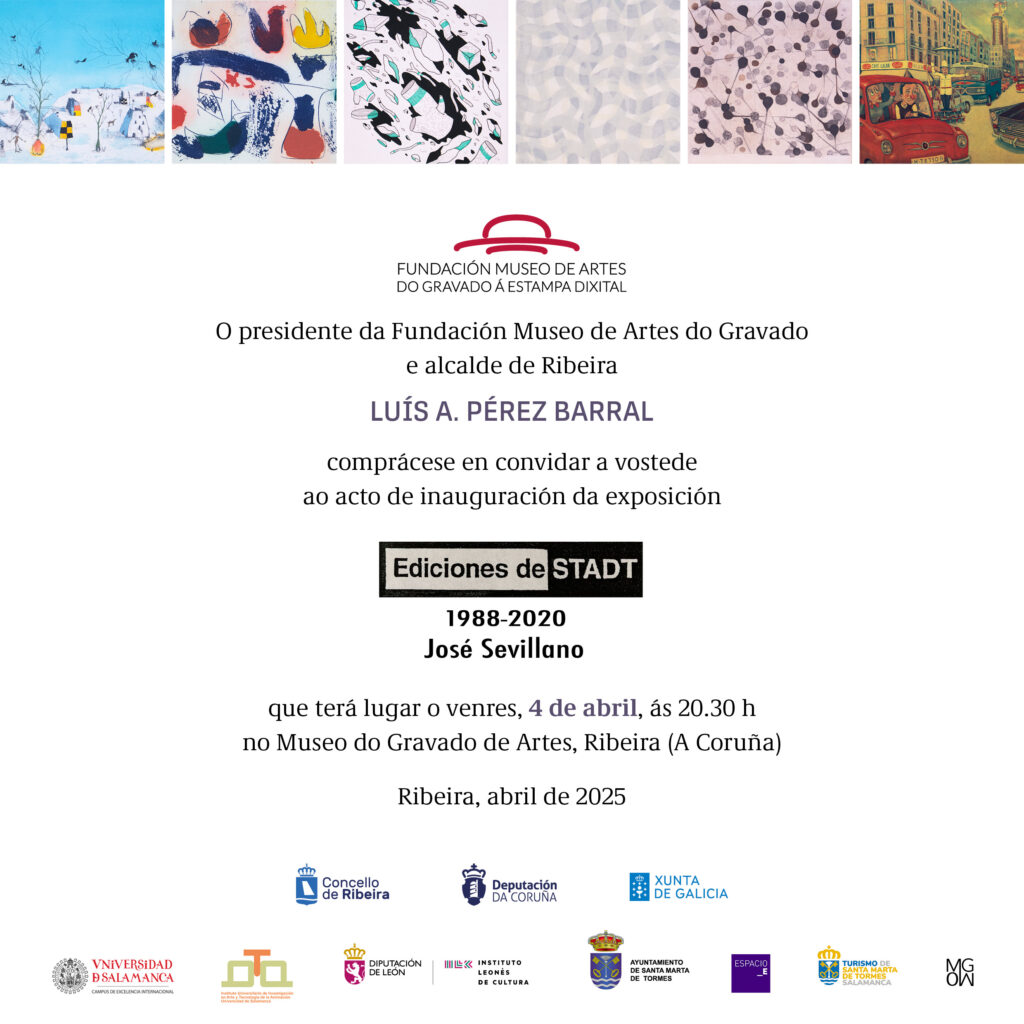 Exposición: EDICIONES DE STADT 1988-2020. José Sevillano